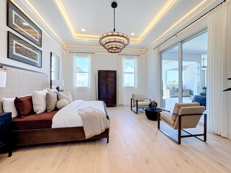 Furnished interior view inside a new home in Legends Bay, Bradenton (Image 15).