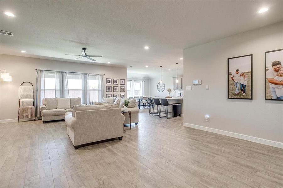 Furnished interior view inside a new home in , Cedar Hill (Image 8). Furnished interior view inside a new home in , Cedar Hill (Image 8).