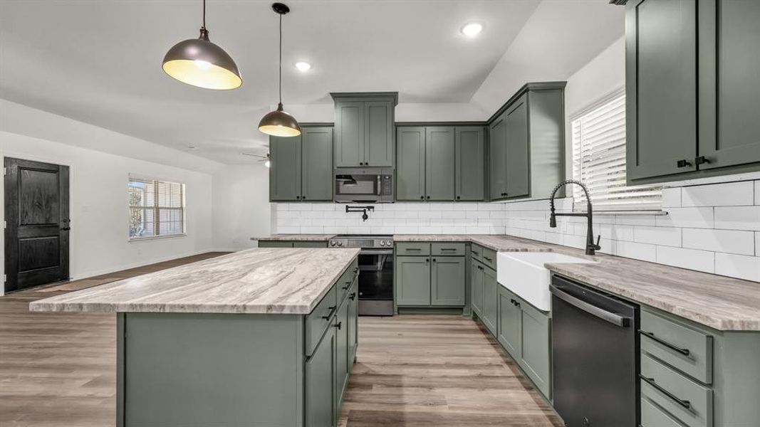 Furnished interior view inside a new home in , Poolville (Image 9).