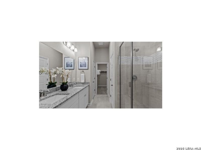 Furnished interior view inside a new home in Bricewood, San Antonio (Image 10).