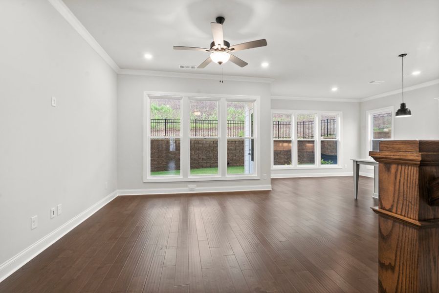 Representative unfurnished interior of a home built from the The Cameron by The Providence Group in Palisades Single Family, Cumming (Image 20).