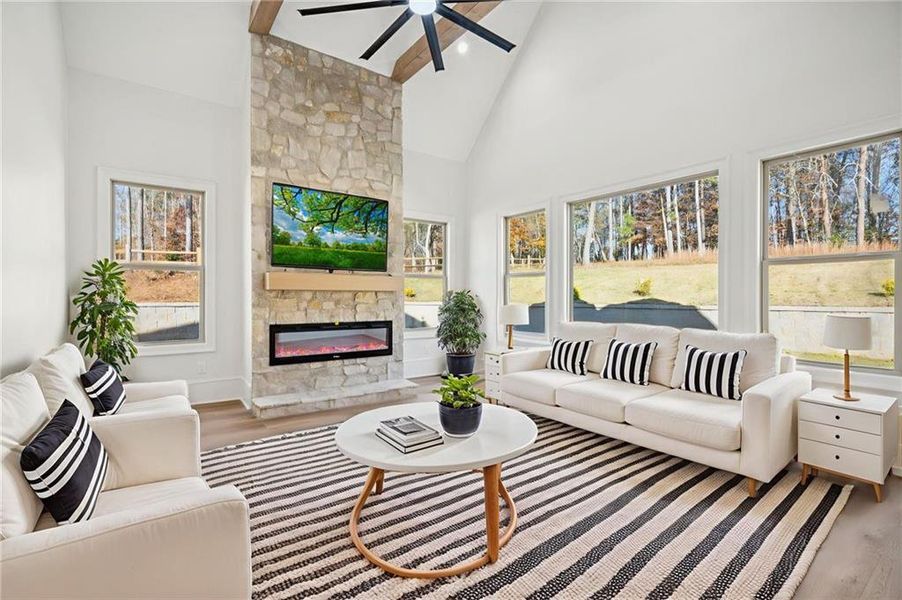 Furnished interior view inside a new home in , Gainesville (Image 18).