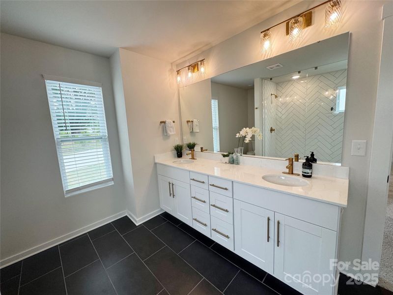 Furnished interior view inside a new home in Enclave at Caldwell, Charlotte (Image 25).