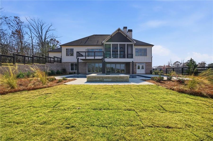 Front exterior of a new home in , Gainesville, GA, highlighting curb appeal (Image 31).