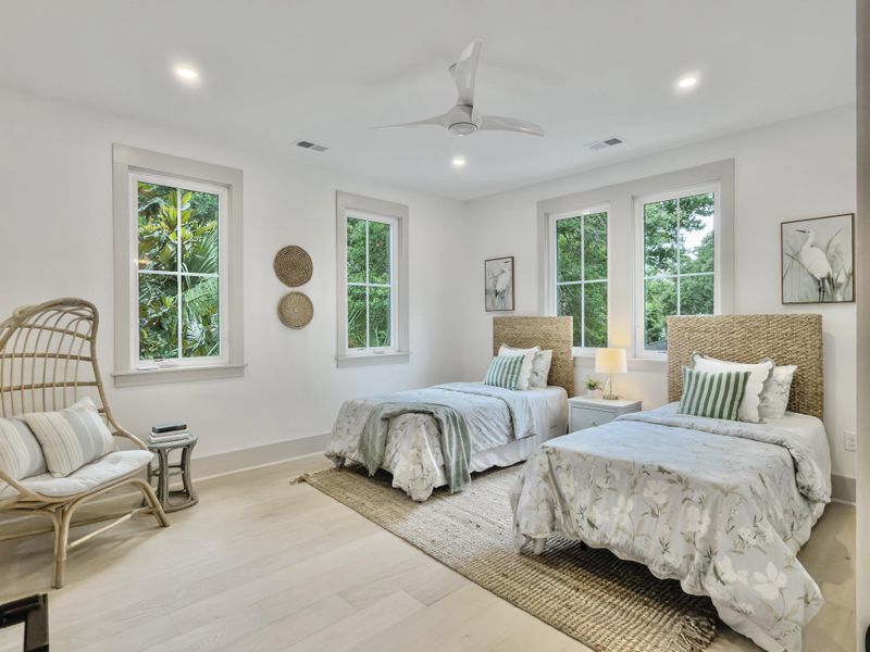 Furnished interior view inside a new home in , Isle Of Palms (Image 9). Furnished interior view inside a new home in , Isle Of Palms (Image 9).