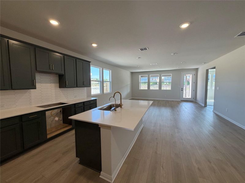 Furnished interior view inside a new home in Cannon Ranch 45s, Dripping Springs (Image 11). Furnished interior view inside a new home in Cannon Ranch 45s, Dripping Springs (Image 11).