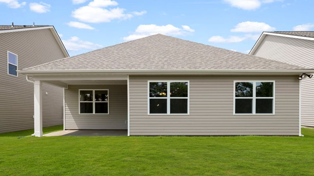 Exterior details and patio area of a home in Seven Oaks, Greenwood (Image 21). Exterior details and patio area of a home in Seven Oaks, Greenwood (Image 21).