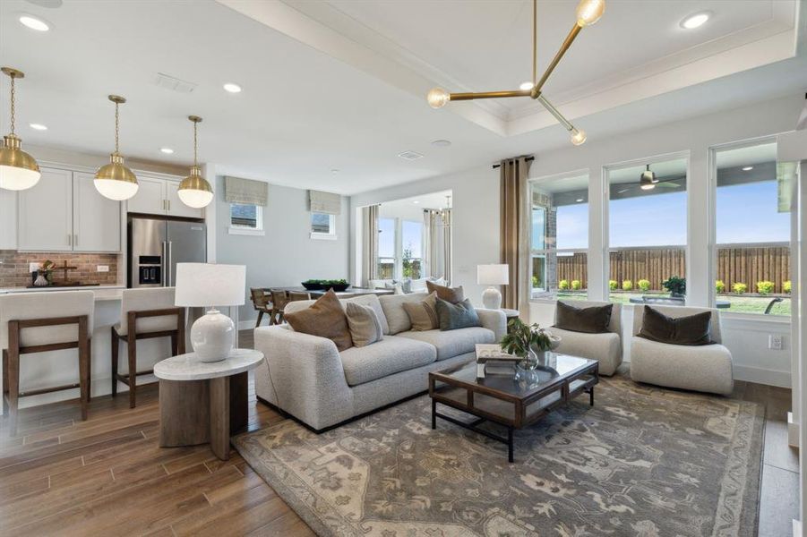 *Model Representation - Open concept throughout main living areas