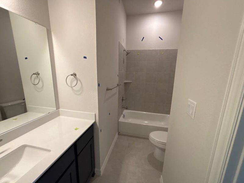 Furnished interior view inside a new home in Waterford Park, Weatherford (Image 4).