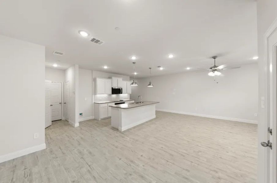 Front exterior of a new home in Sereno Oaks at Buckner Terrace, Dallas, TX, highlighting curb appeal (Image 27).