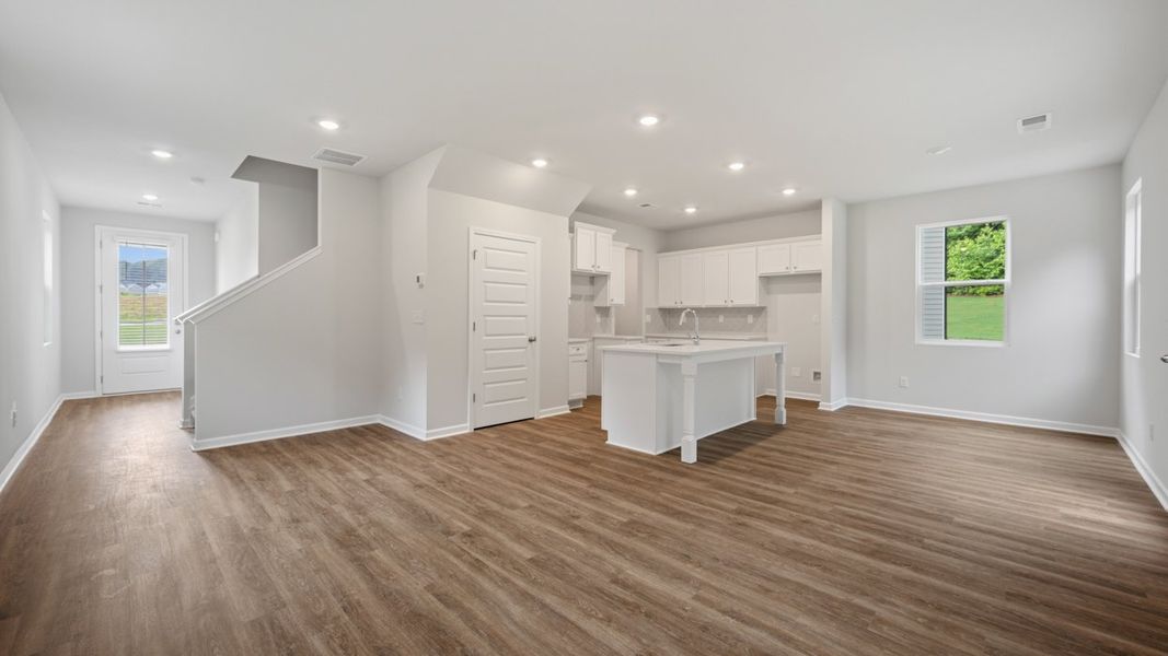 Representative unfurnished interior of a home built from the Oakgrove by D.R. Horton in Brookland Commons, Monroe (Image 14). Representative unfurnished interior of a home built from the Oakgrove by D.R. Horton in Brookland Commons, Monroe (Image 14).
