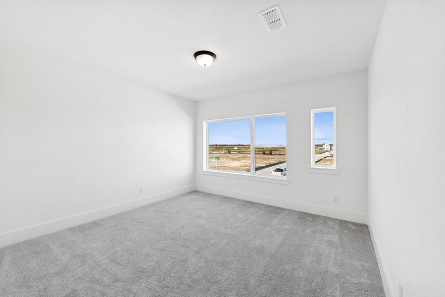 Spacious, unfurnished interior of a new home in Easthaven at Bridgeland Central - Horizon Collection, Cypress (Image 27).