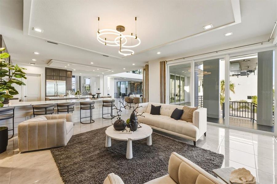 Furnished interior view inside a new home in Legends Bay, Bradenton (Image 61).