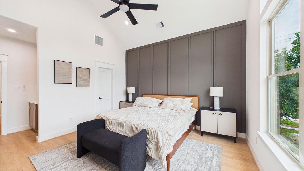 Furnished interior view inside a new home in , Houston (Image 33).