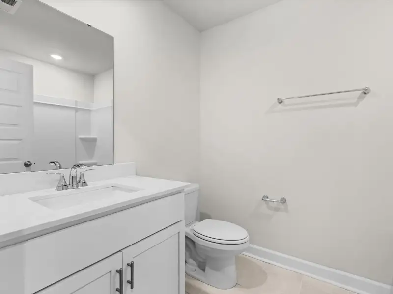 Furnished interior view inside a new home in Crossing at Abner Creek Townes, Greer (Image 8). Furnished interior view inside a new home in Crossing at Abner Creek Townes, Greer (Image 8).