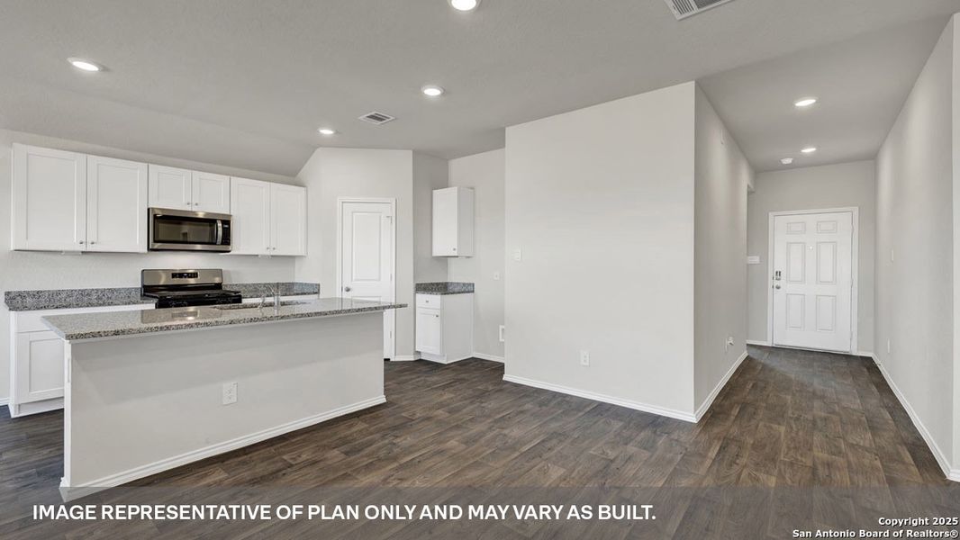 Furnished interior view inside a new home in Navarro Fields, Seguin (Image 3).