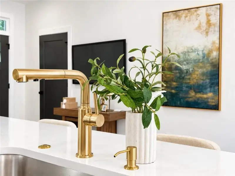 Close-up of interior finishes inside a home in , Atlanta (Image 17).