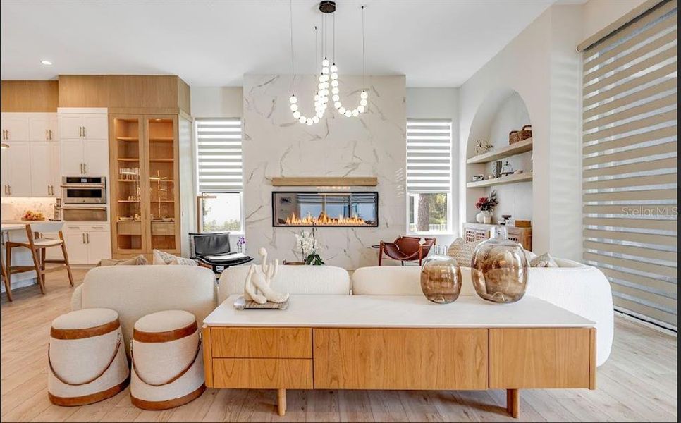 Furnished interior view inside a new home in , Montverde (Image 24).