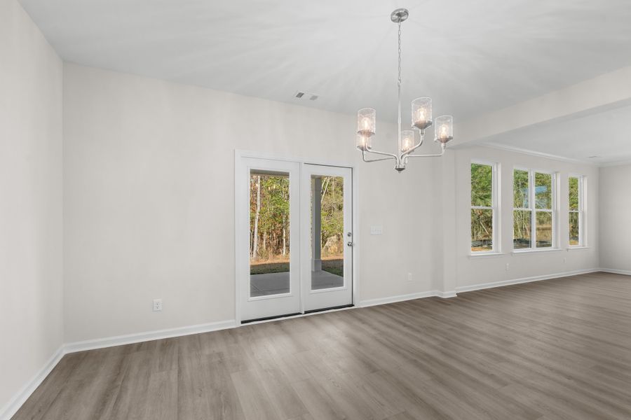 Representative unfurnished interior of a home built from the The Gwinnett by Smith Family Homes in Settlers Hammock, Kingsland (Image 19).