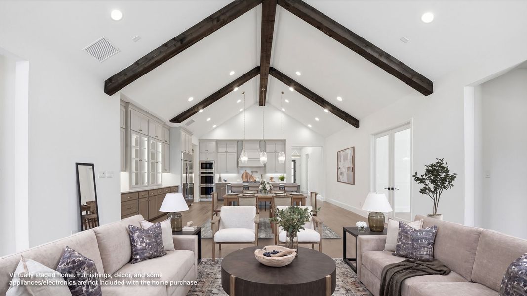 Furnished interior view inside a new home in Adkins Park, Hurst (Image 7).