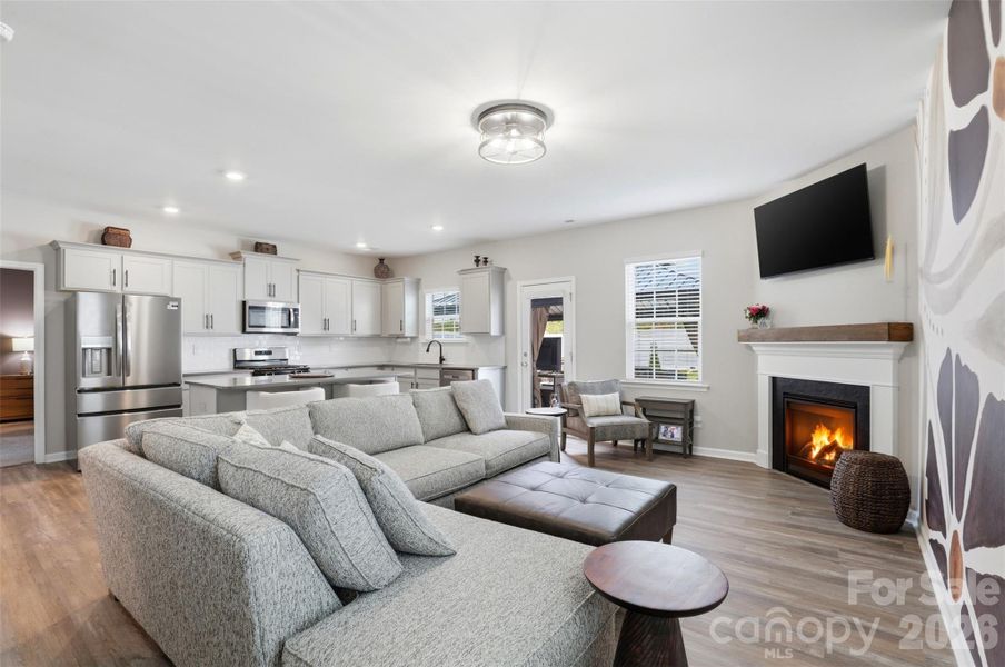 Furnished interior view inside a new home in Secrest Commons, Monroe (Image 18).