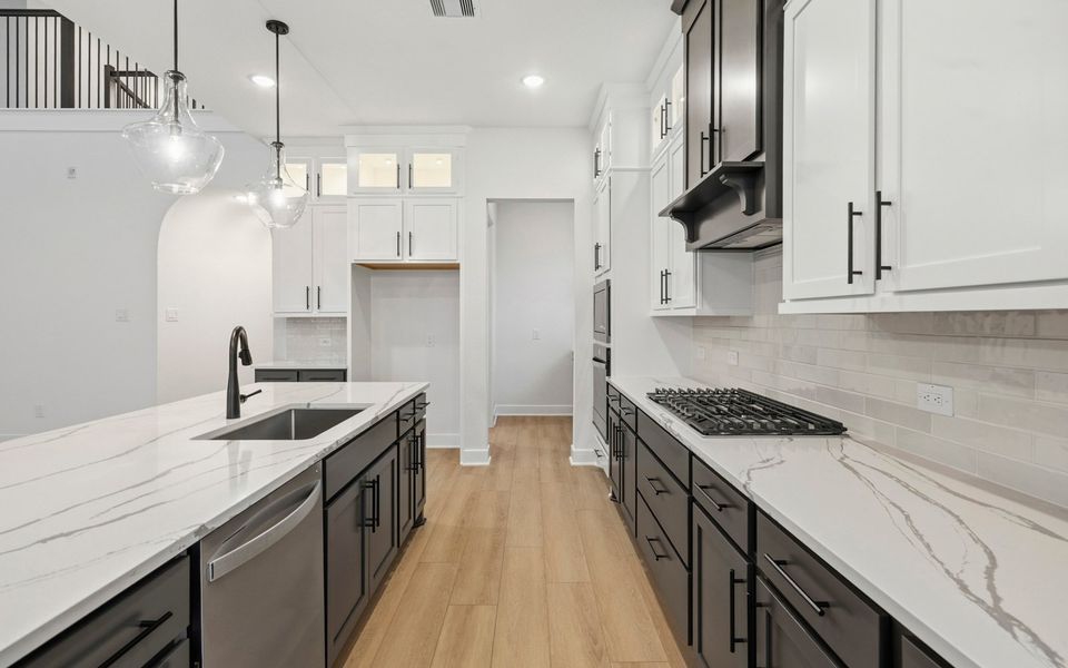 Furnished interior view inside a new home in Elyson, Katy (Image 9).