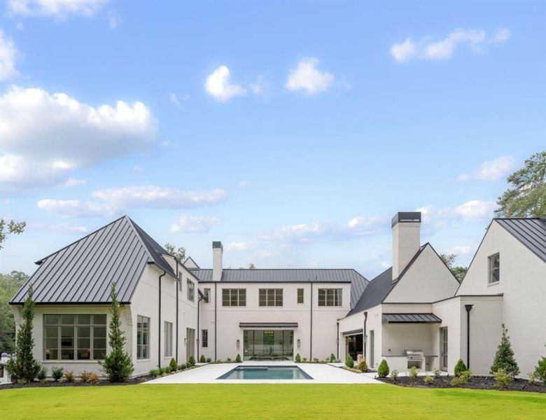 Front exterior of a new home in , Atlanta, GA, highlighting curb appeal (Image 31).