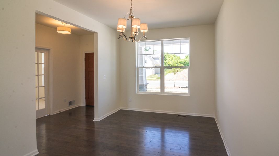 Representative unfurnished interior of a home built from the The Briarhaven III by Norfolk Homes in Coronado Estates, Jackson (Image 40).