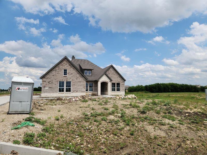 In-progress construction of a new home in Rocky Top, Krum, TX (Image 13).