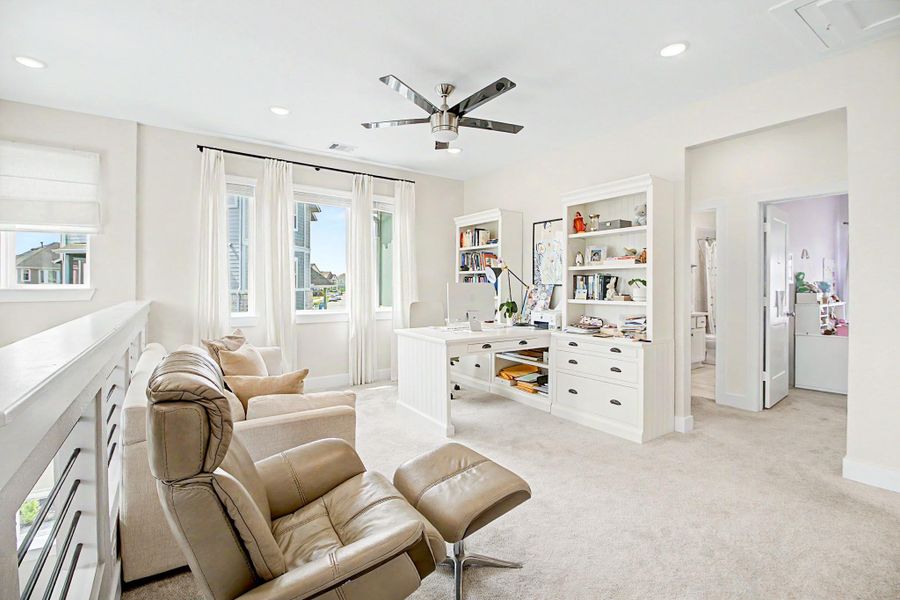 Furnished interior view inside a new home in , Cypress (Image 29).