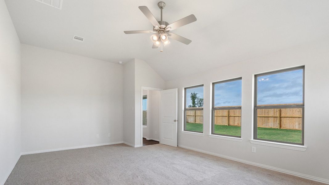 Furnished interior view inside a new home in Oakwood Estates, Waller (Image 16). Furnished interior view inside a new home in Oakwood Estates, Waller (Image 16).
