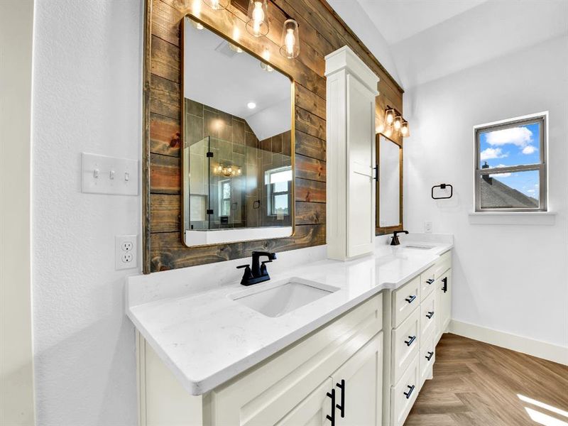 Furnished interior view inside a new home in , Springtown (Image 8).