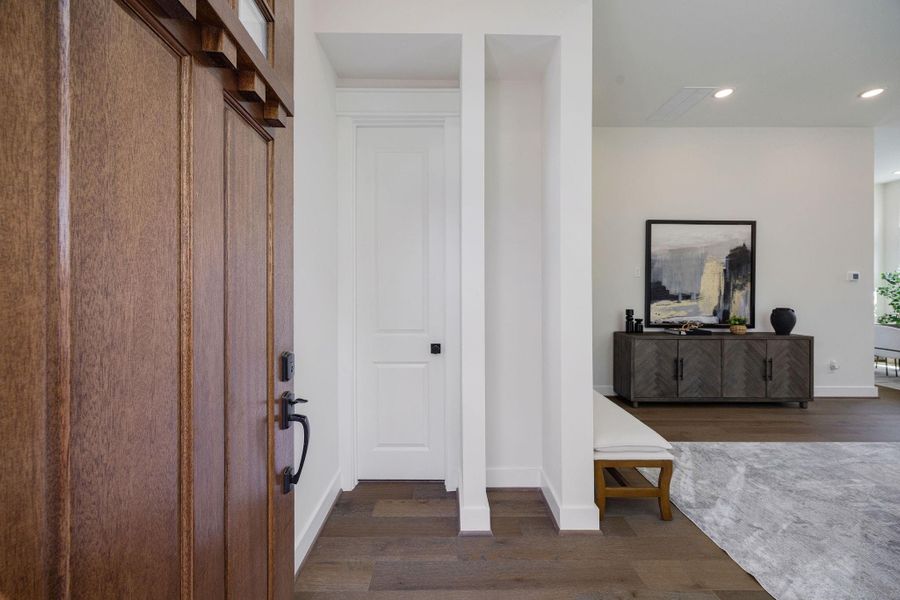 Furnished interior view inside a new home in Montridge, Houston (Image 33).