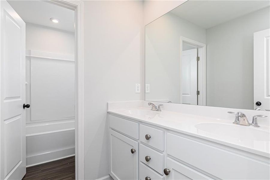 Furnished interior view inside a new home in Riverside Ridge, Lawrenceville (Image 13).