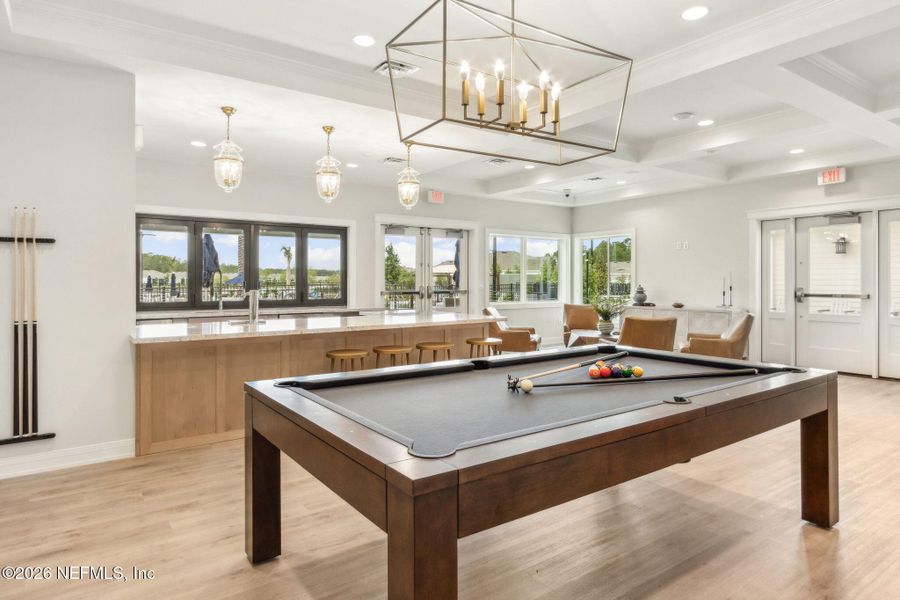 Furnished interior view inside a new home in , Yulee (Image 58).