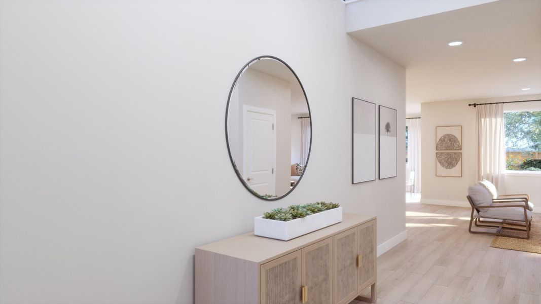 Representative furnished interior of a home built from the Hollow by Trumark Homes in Trumark Homes at Tanterra, Parker (Image 3).