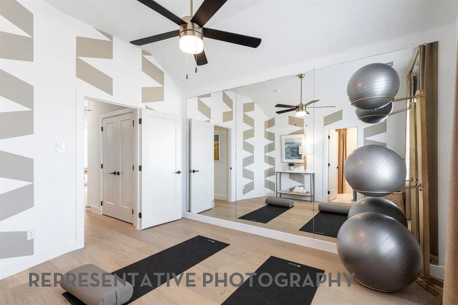 Furnished interior view inside a new home in Furst Ranch, Flower Mound (Image 18).