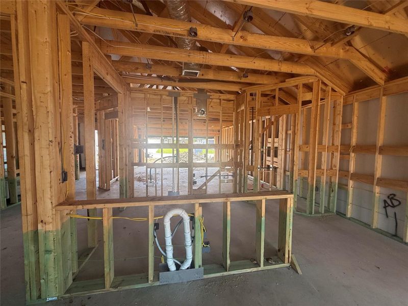 In-progress construction of a new home in Lexington Heights, Willis, TX (Image 13).