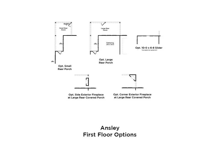 2D floor plan layout for the Ansley by DRB Homes in Mason Glenn, Franklinton, NC (Image 4).
