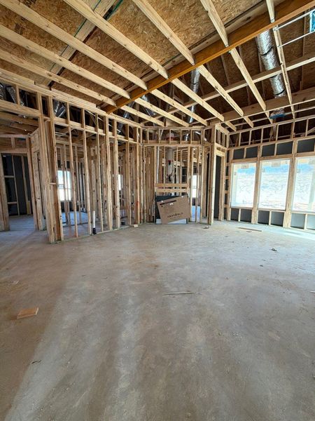 In-progress construction of a new home in Grayson Ridge, Van Alstyne, TX (Image 4).