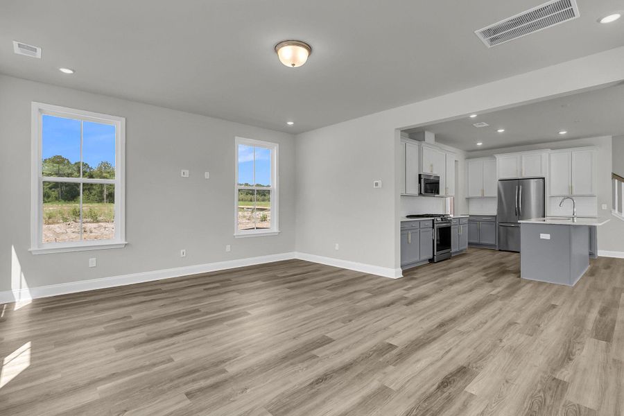 Spacious, unfurnished interior of a new home in Abbey Walk, Moncks Corner (Image 39). Spacious, unfurnished interior of a new home in Abbey Walk, Moncks Corner (Image 39).