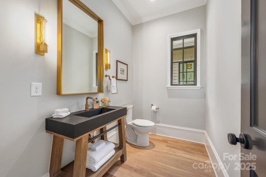 Main Level Powder Bath Main Level Powder Bath