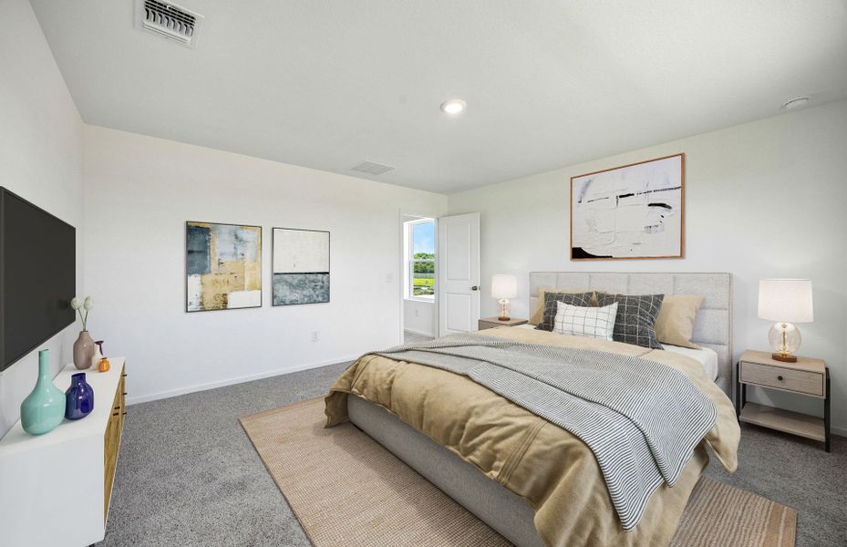Furnished interior view inside a new home in Windcress, Cove (Image 6).