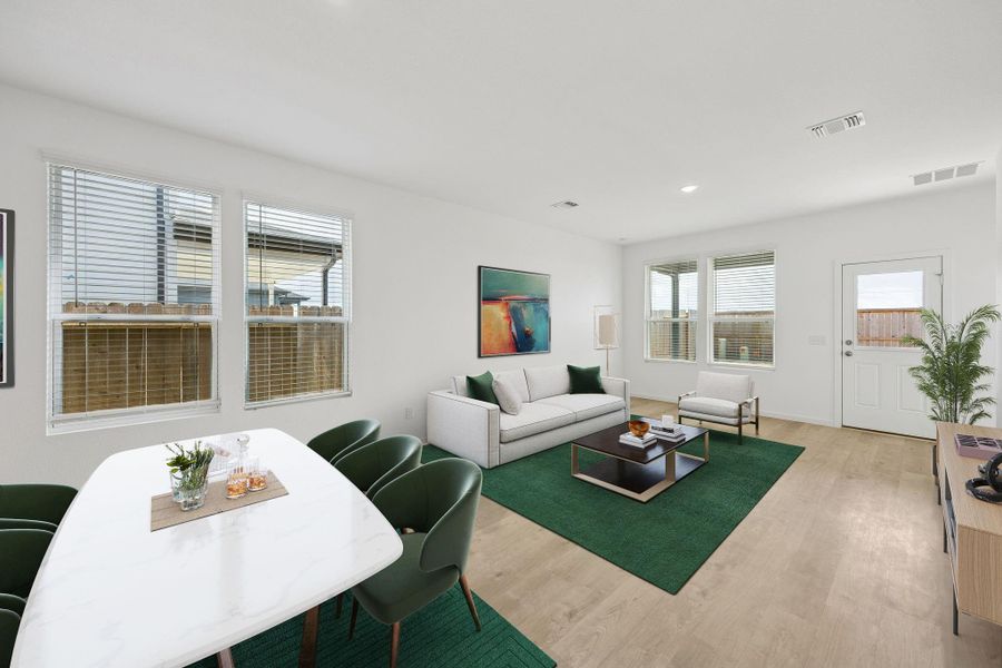 Furnished interior view inside a new home in Stokesbury, Waller (Image 6).