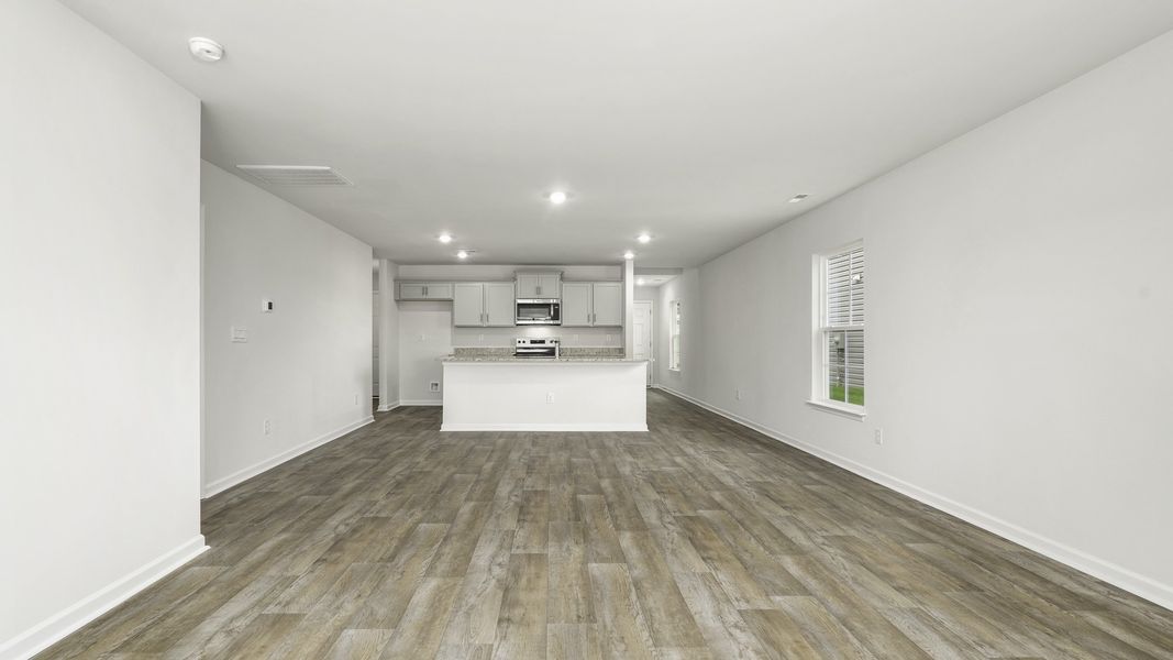 Representative unfurnished interior of a home built from the Manning by D.R. Horton in Fishel Village, Winston-Salem (Image 9). Representative unfurnished interior of a home built from the Manning by D.R. Horton in Fishel Village, Winston-Salem (Image 9).