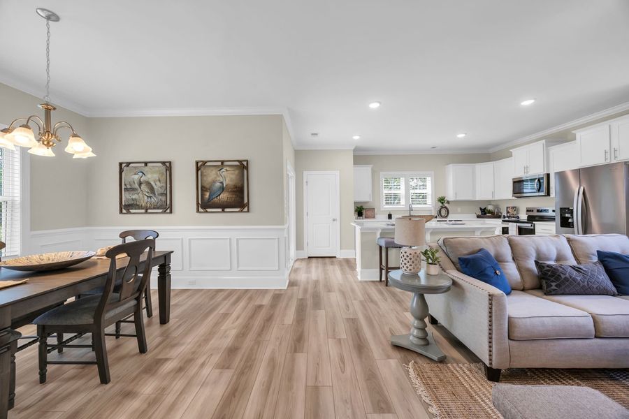Representative furnished interior of a home built from the Glenwood by Stanley Martin Homes in Bickley Station, Irmo (Image 9). Representative furnished interior of a home built from the Glenwood by Stanley Martin Homes in Bickley Station, Irmo (Image 9).