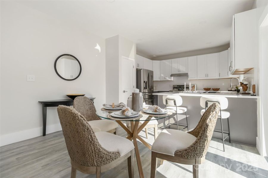 Furnished interior view inside a new home in , Charlotte (Image 27). Furnished interior view inside a new home in , Charlotte (Image 27).