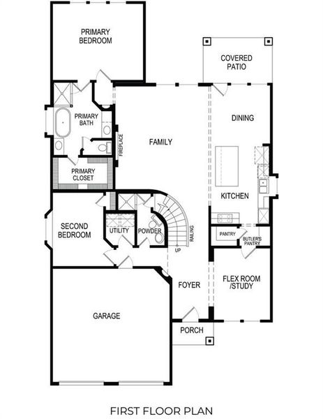 Caroline 2F First Floor Plan