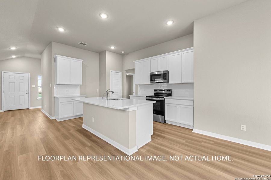 Furnished interior view inside a new home in Winding Brook, San Antonio (Image 9).