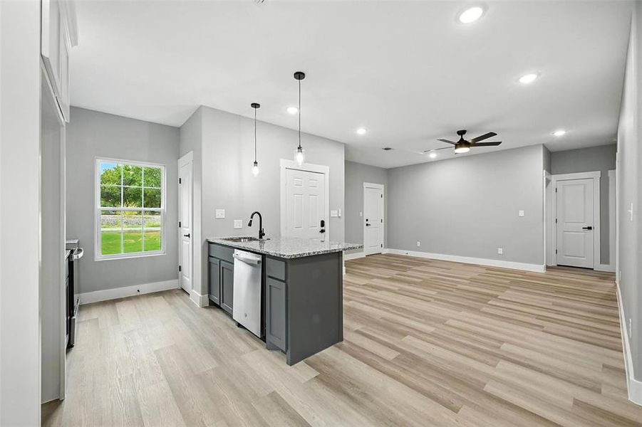 Furnished interior view inside a new home in , Pottsboro (Image 10).